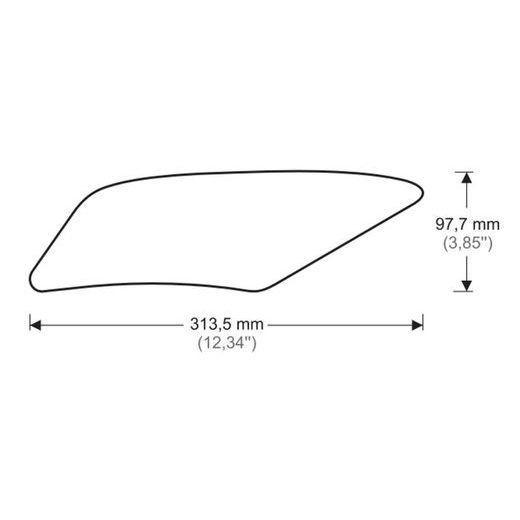 TANK SIDE PROTECTORS PUIG ANTI-SLIP 20096N CRNI