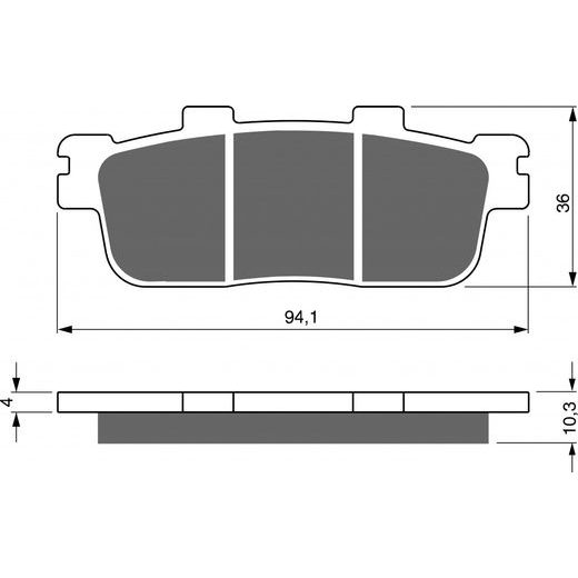 DISK PLOČICE GOLDFREN 286 K5