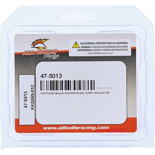 FUEL PUMP VACUUM OPERATED ALL BALLS RACING 47-5013