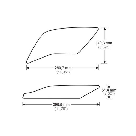 TANK SIDE PROTECTORS PUIG ANTI-SLIP 20094N CRNI