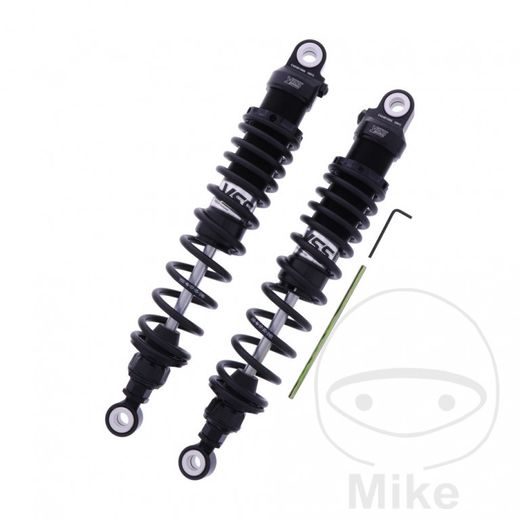 TWIN SHOCK ABSORBER YSS RZ362-385TRL-05-B ADJUSTABLE BLACK EDITION