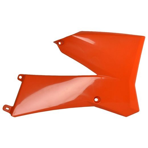 RADIATOR SCOOPS POLISPORT 8428300001 (PAIR) ORANGE KTM