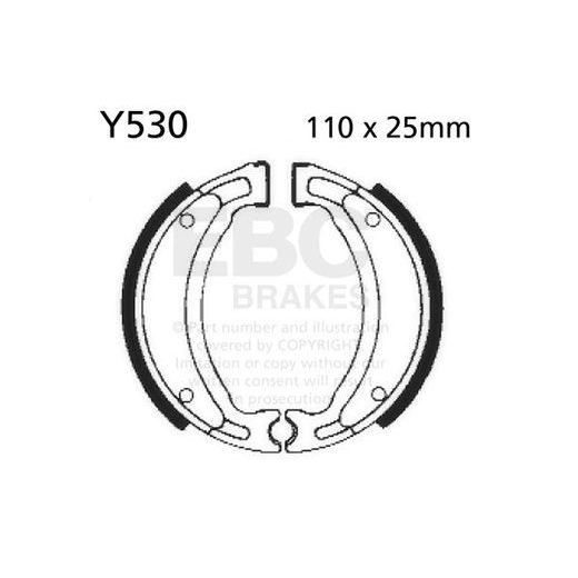 BRAKE SHOE SET EBC Y530 INCLUDINGS SPRINGS