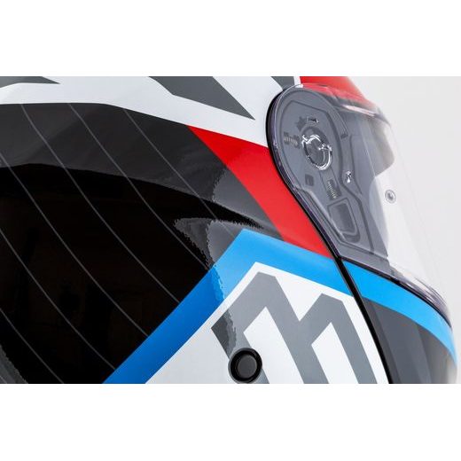 FULL FACE HELMET CASSIDA MODULO 2.1 PROFILE WHITE PEARL/BLACK/BLUE/RED/GREY XS