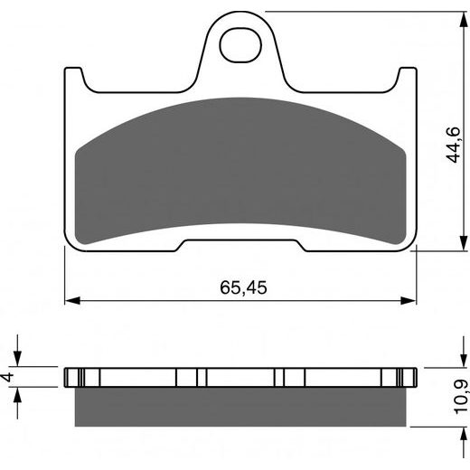 DISK PLOČICE GOLDFREN 281 S33 OFF-ROAD REAR