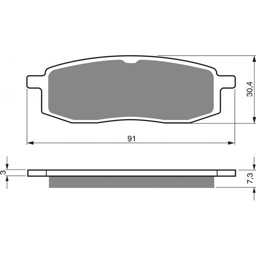 DISK PLOČICE GOLDFREN 043 K5