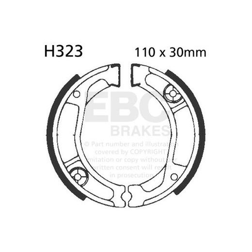 BRAKE SHOE SET EBC H323 INCLUDINGS SPRINGS