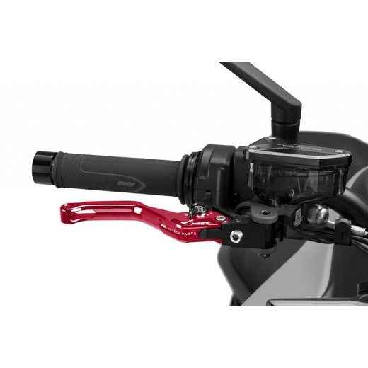 BRAKE LEVER WITHOUT ADAPTER PUIG 4.0 4130RN SHORT RED/BLACK
