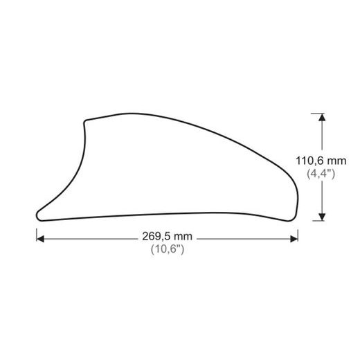 TANK SIDE PROTECTORS PUIG ANTI-SLIP 20077N CRNI