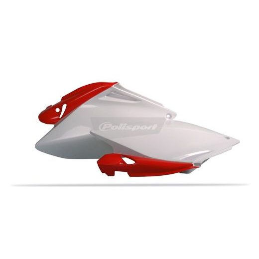 SIDE PANELS POLISPORT 8602800001 (PAIR) RED CR 04/WHITE