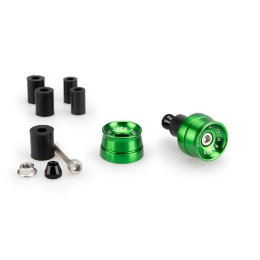 BAR ENDS PUIG SPEED 21016V GREEN UNIVERSAL M6 13-18MM.