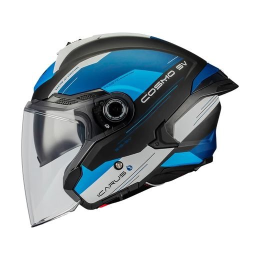 OPEN FACE HELMET MT HELMETS COSMO SV ICARUS B7 MATT S