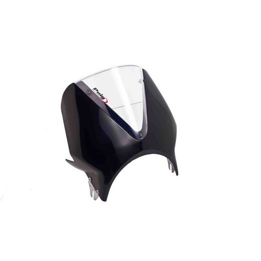 WINDSHIELD PUIG VISION 005NW BLACK/TRANSPARENT