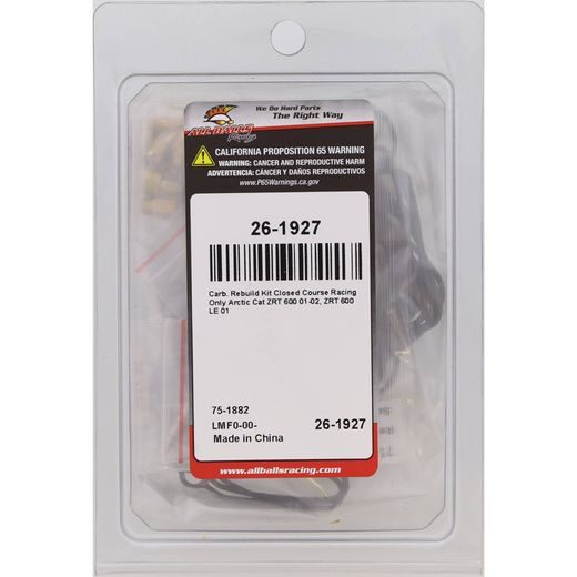 CARBURETOR REBUILD KIT ALL BALLS RACING CARK26-1927