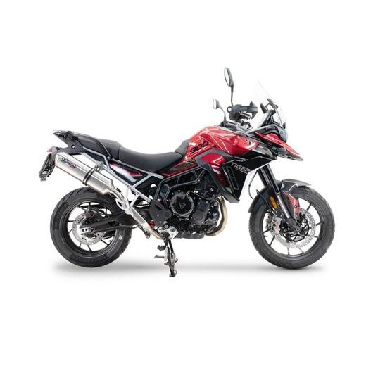 SLIP-ON EXHAUST GPR SATINOX BRK24.T.101.SAT BRUSHED STAINLESS STEEL INCLUDING REMOVABLE DB KILLER AND LINK PIPE