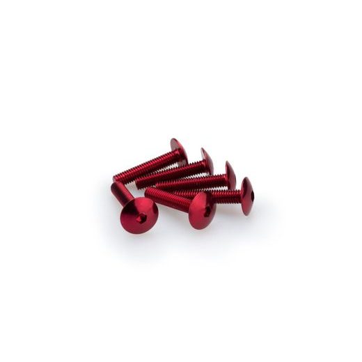 SCREWS PUIG ANODIZED 3995R CRVEN M6 X 30MM (6PCS)