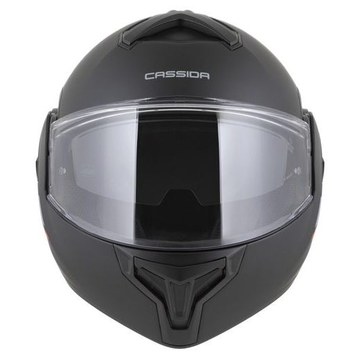 FULL FACE HELMET CASSIDA MULTIFLIP SOLID BLACK MATT/RED/GRAY L
