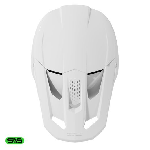 HELMET SHOT SPEED SOLID A05-21OB-S02-07 WHITE GLOSSY XS