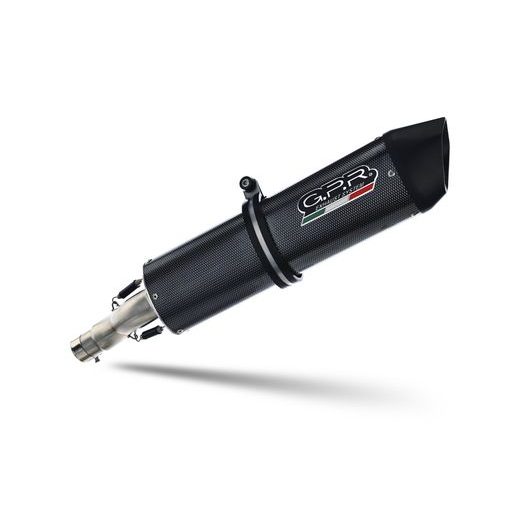 SLIP-ON EXHAUST GPR FURORE HU.20.CAT.FUPO MATTE BLACK FOR HUSQVARNA TE 610 E 2007-2009