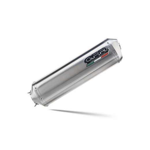 SLIP-ON EXHAUST GPR SATINOX CAT.BMW.4.SAT BRUSHED STAINLESS STEEL FOR BMW R 1100 GS 1994-1998