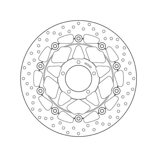 KOČIONA DISK BREMBO 78B40880 FLOATING