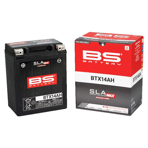 TVORNIČKO AKTIVIRAN AKUMULATOR BS-BATTERY BTX14AH (FA) (YTX14AH (FA)) SLA MAX