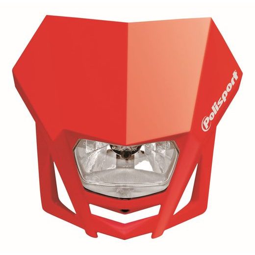 HEADLIGHT POLISPORT LMX 8657600006 RED CR 04