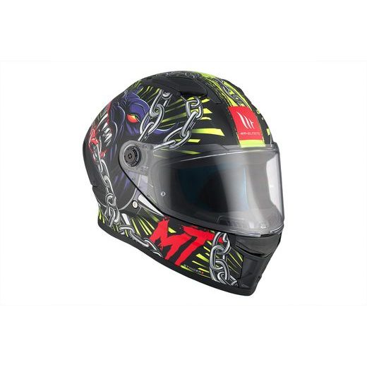 FULL FACE HELMET MT HELMETS STINGER 2 AKIN A3 MATT BLACK S