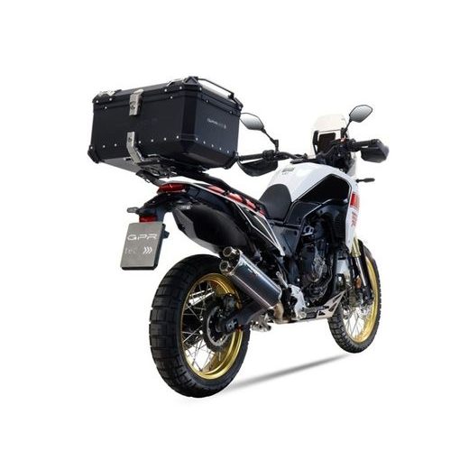 SLIP-ON EXHAUST GPR DUAL POPPY E5.Y.232.1.DUAL.PO BRUSHED STAINLESS STEEL INCLUDING REMOVABLE DB KILLER AND LINK PIPE