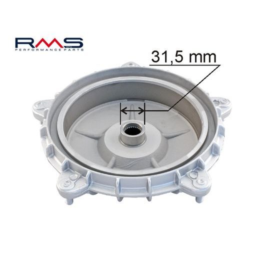 BRAKE DRUM RMS 225085080 REAR