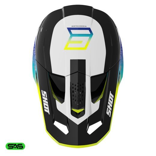 HELMET SHOT SPEED HYBRID A05-21OB-F03-10 NEON YELLOW GLOSSY L