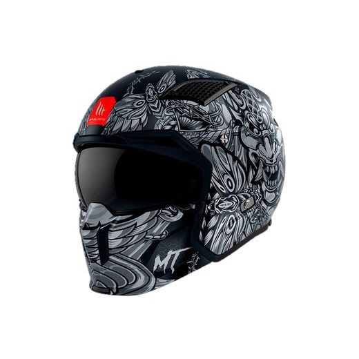 TRIAL HELMET MT HELMETS STREETFIGHTER SV S HELLISH B2 MATT XL