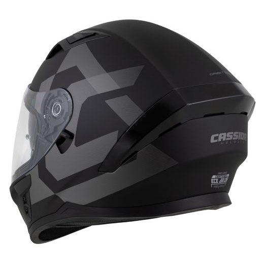 FULL FACE HELMET CASSIDA ORBIT GRIND BLACK MATT, GRAY 2XL