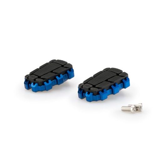 FOOTPEGS WITHOUT ADAPTERS PUIG ENDURO 2.0 20851A PLAVI WITH RUBBER