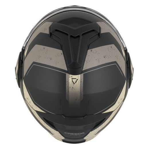 FULL FACE HELMET CASSIDA MULTIFLIP KORP BLACK MATT/SAND/KHAKI M