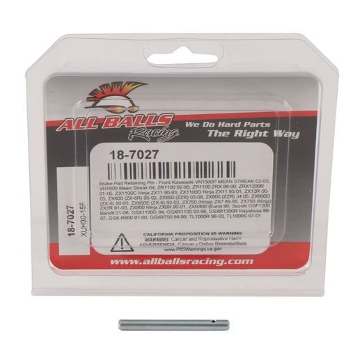 BRAKE PAD RETAINING PIN KIT ALL BALLS RACING BPRPK18-7027