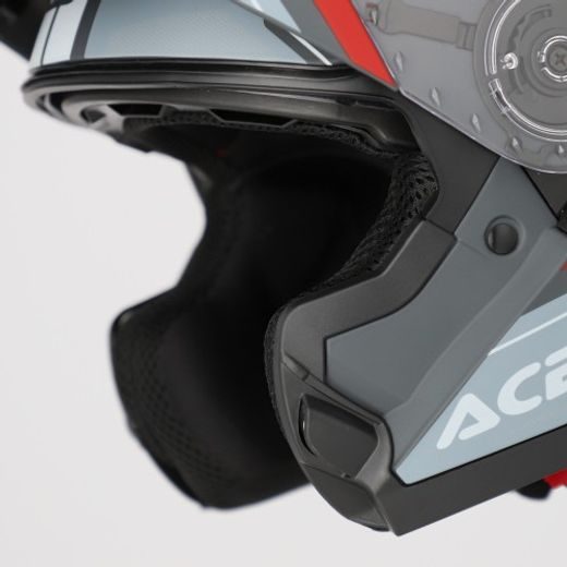 KACIGA ACERBIS SEREL 2206 GREY/RED