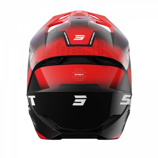 HELMET SHOT FURIOUS KID STREAM A04-21OC-BK2 RED GLOSSY YL