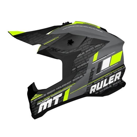 MOTOCROSS HELMET MT HELMETS FALCON S RULER C2 MATT XS