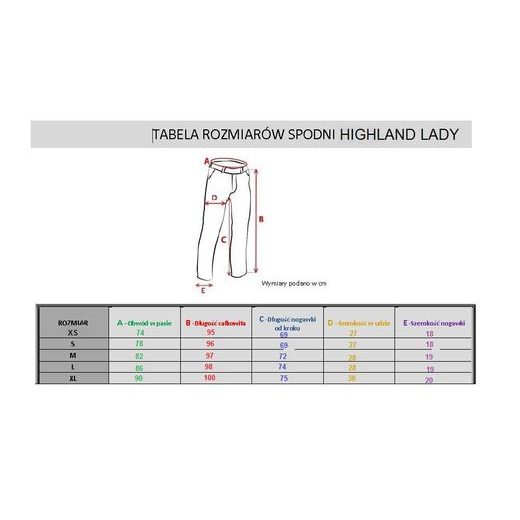 ŽENSKE MOTORISTIČKE HLAČE SM HIGHLAND LADY
