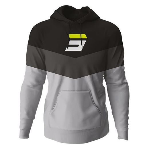 HOODIE SHOT STRIPE A07-53B1-A01-10 CRNI L