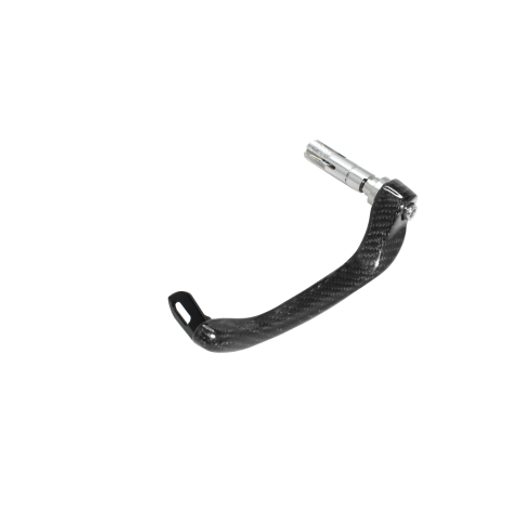 LEVER GUARD ACCOSSATO WITH BLACK EYELET AND INSERT LEFT, CARBON