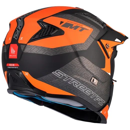 KACIGA MT STREETFIGHTER SV S TOTEM MATT ORANGE