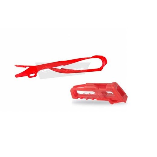 CHAIN GUIDE / SLIDER KIT POLISPORT RED CR 04