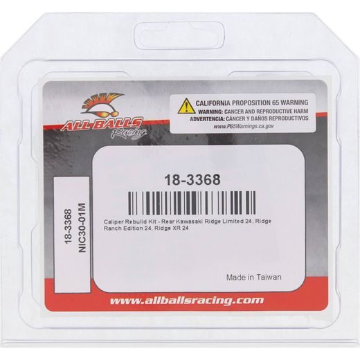CALIPER REBUILD KIT ALL BALLS RACING CRK18-3368