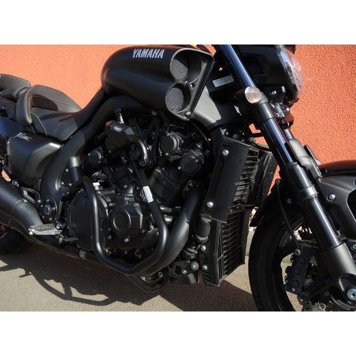 ENGINE GUARDS RDMOTO CF118KDSLDM MATT BLACK UPPER + LOWER FOR YAMAHA V-MAX 1700 2009-2014