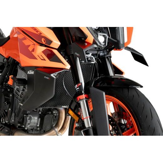 RADIATOR COVER PUIG 22373N CRNI