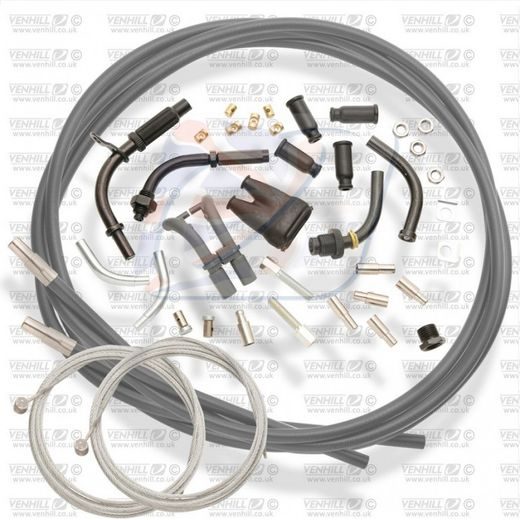 UNIVERSAL THROTTLE CABLE KIT VENHILL U01-4-150-CL 1,35M (4 STROKE) CLEAR