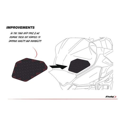 TANK PROTECTOR PUIG PRO 2 22861W CLEAR