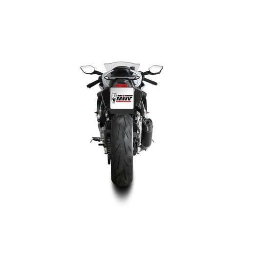 FULL EXHAUST SYSTEM 3X1 MIVV AK-1 CF.010.LZK BLACK WITH CARBON CAP